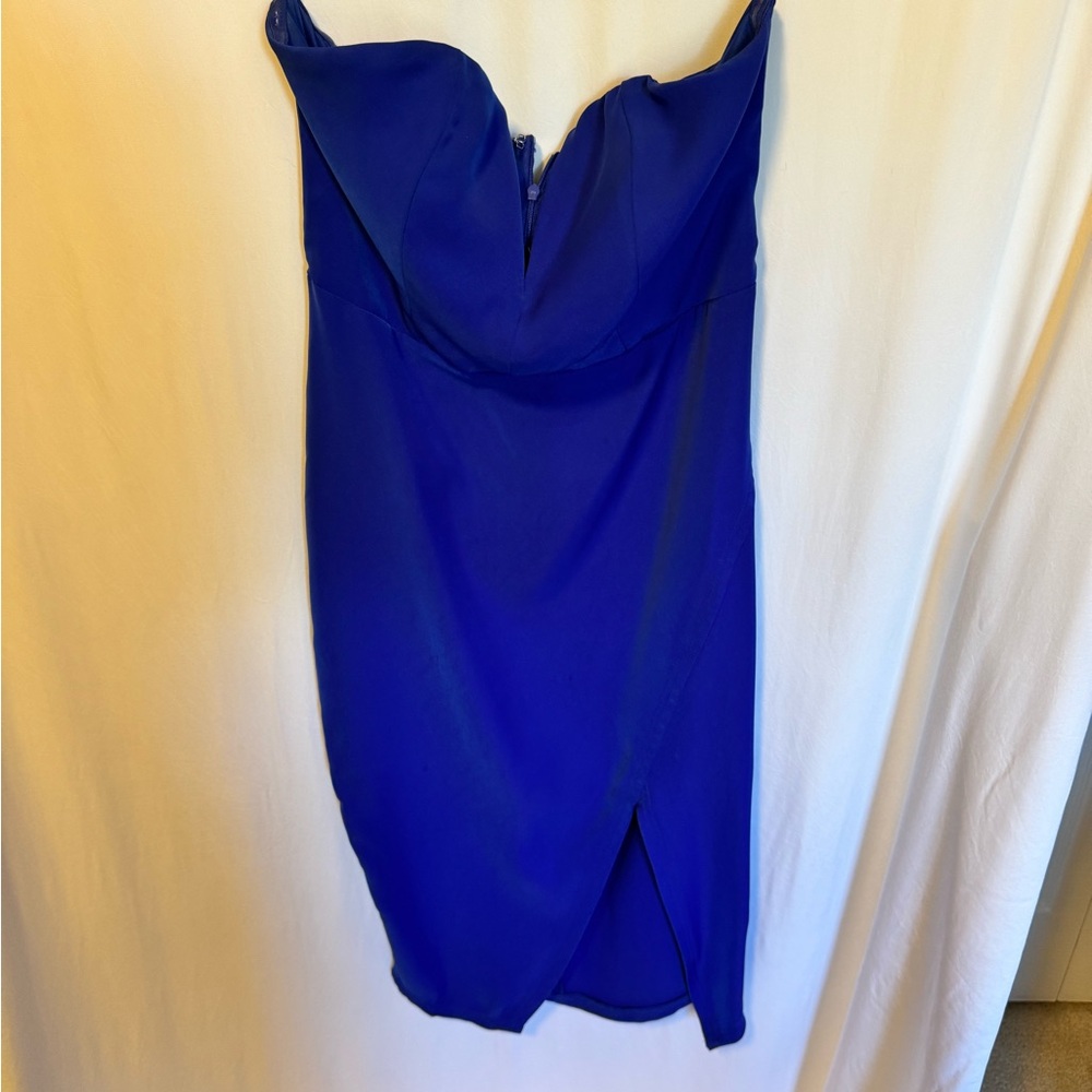 Superdown Royal Blue Strapless Dress